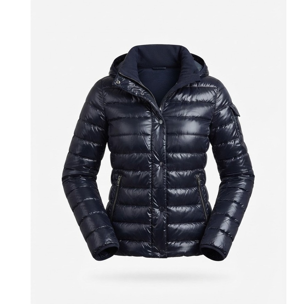Marmot Down Black Quited Puffer Jacket sz SP Outdoor Winter Skies Sporty
